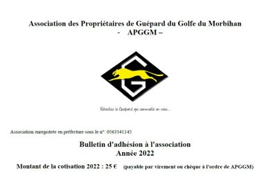 Bulletin Adhésion 2022