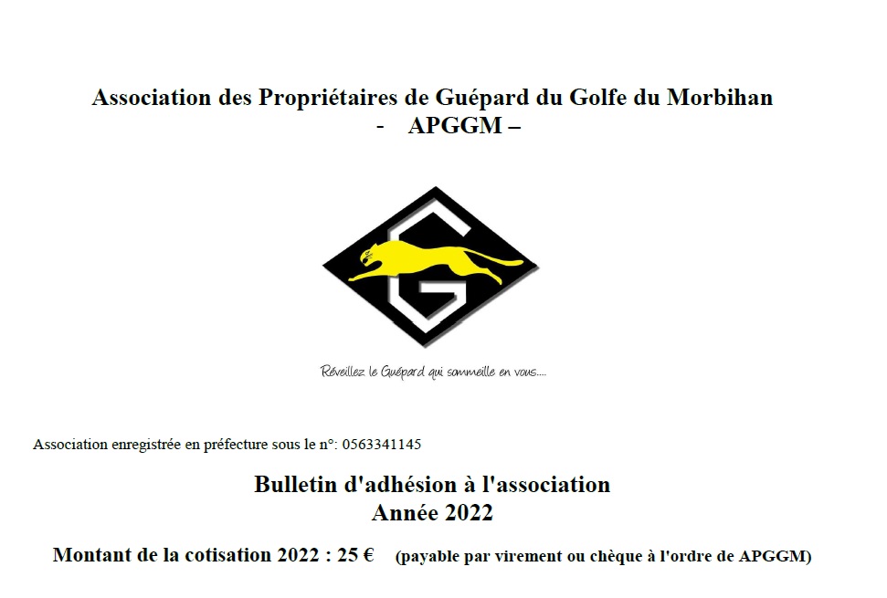 Bulletin Adhésion 2022