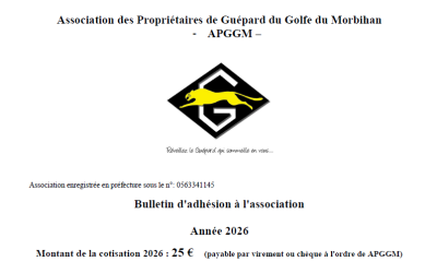 Bulletin Adhésion 2026